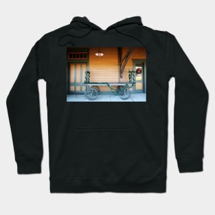 Old Railway Baggage Cart Hoodie